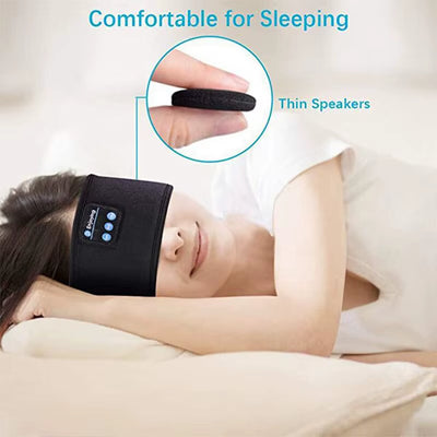 Bluetooth Sleep Headphones – Headband with Music & Eye Mask for Comfort