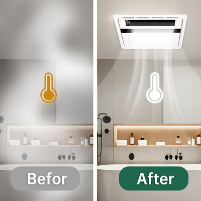 4-in-1 Bathroom Exhaust Fan – Light, Heater, Ventilation & Remote Control (1700W)