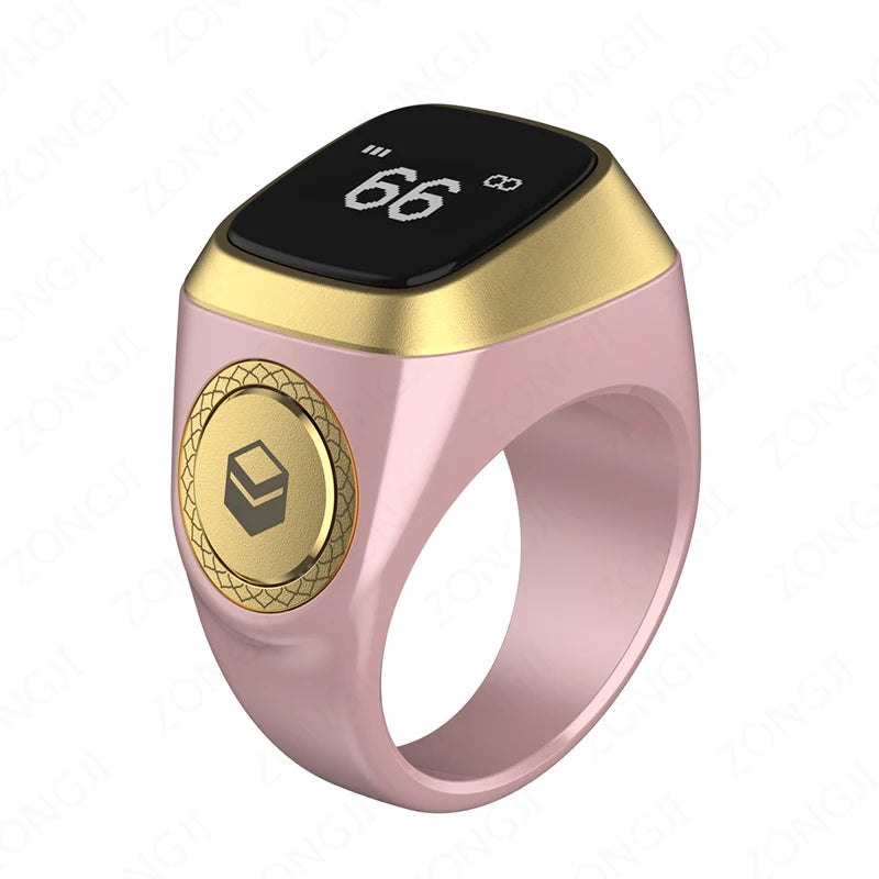 IQibla Smart Zikr Ring – Digital Tasbih & Prayer Reminder