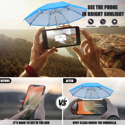 Mini Umbrella Phone Stand – Waterproof Holder for Outdoor Use