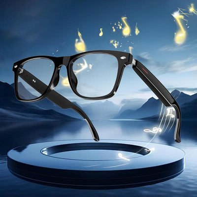 SENBONO Smart Glasses – Wireless Bluetooth Audio, Anti-Blue Light Lenses, Built-in Mic, Smart Sports Glasses for Everyday Use