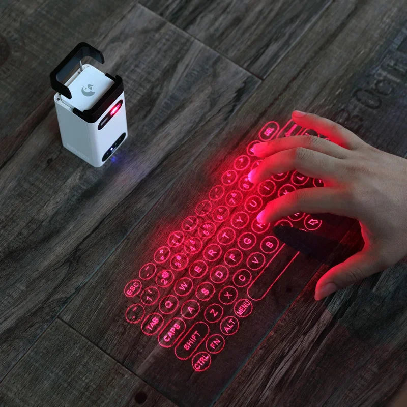 Virtual Laser Keyboard – Bluetooth Wireless Projection Keyboard with Touch Mouse for Phone, Tablet, Laptop & Computer