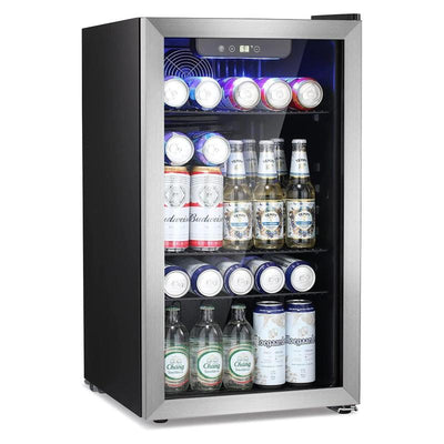 30-Can Beverage Cooler – Antarctic Star Wine Fridge for Home, Office, or Bar