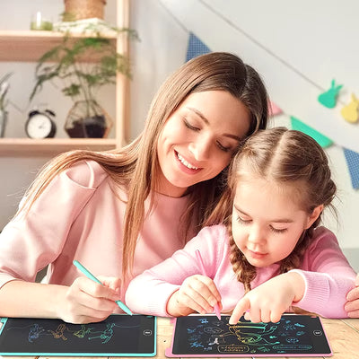 LCD Writing Tablet for Kids – 8.5/12 Inch Digital Drawing Pad, Reusable Handwriting Board, Electronic Doodle Toy Gift for Boys & Girls