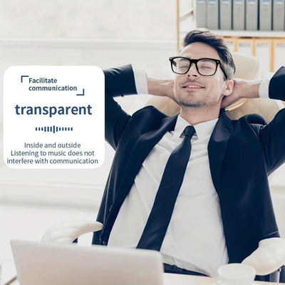 SENBONO Smart Glasses – Wireless Bluetooth Audio, Anti-Blue Light Lenses, Built-in Mic, Smart Sports Glasses for Everyday Use