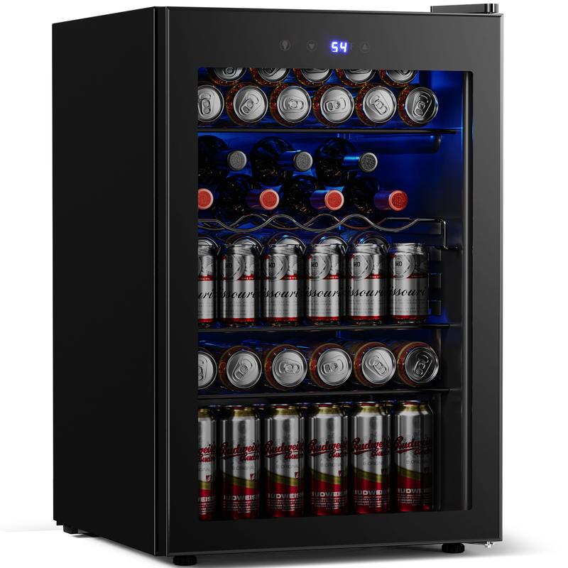 30-Can Beverage Cooler – Antarctic Star Wine Fridge for Home, Office, or Bar