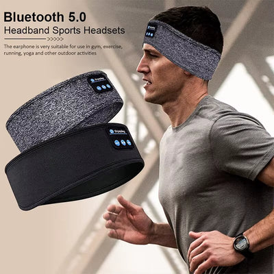 Bluetooth Sleep Headphones – Headband with Music & Eye Mask for Comfort