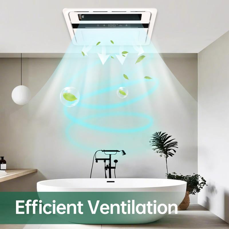 4-in-1 Bathroom Exhaust Fan – Light, Heater, Ventilation & Remote Control (1700W)