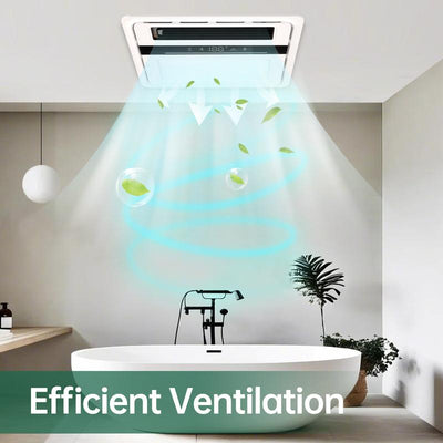 4-in-1 Bathroom Exhaust Fan – Light, Heater, Ventilation & Remote Control (1700W)