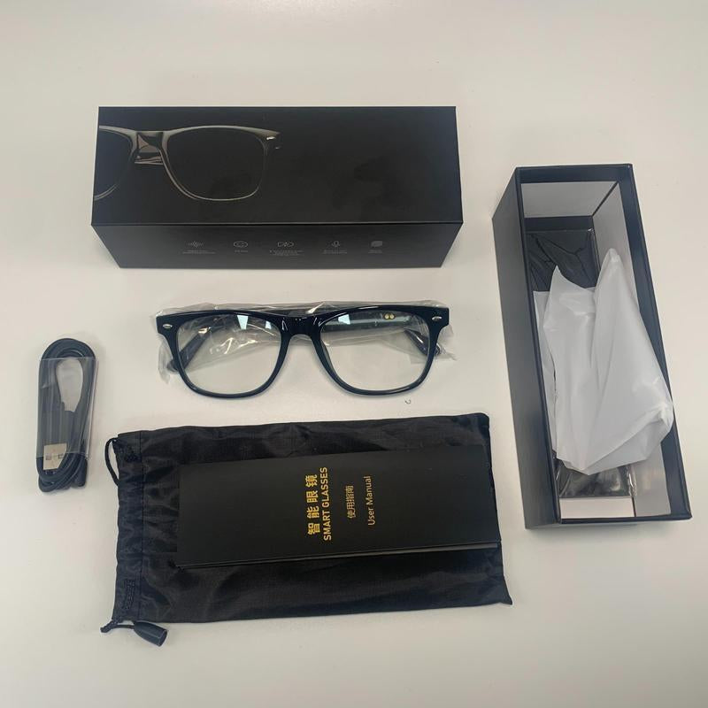 SENBONO Smart Glasses – Wireless Bluetooth Audio, Anti-Blue Light Lenses, Built-in Mic, Smart Sports Glasses for Everyday Use