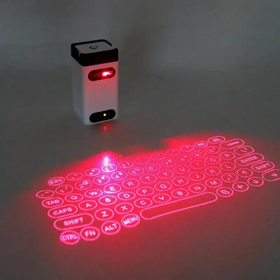 Virtual Laser Keyboard – Bluetooth Wireless Projection Keyboard with Touch Mouse for Phone, Tablet, Laptop & Computer