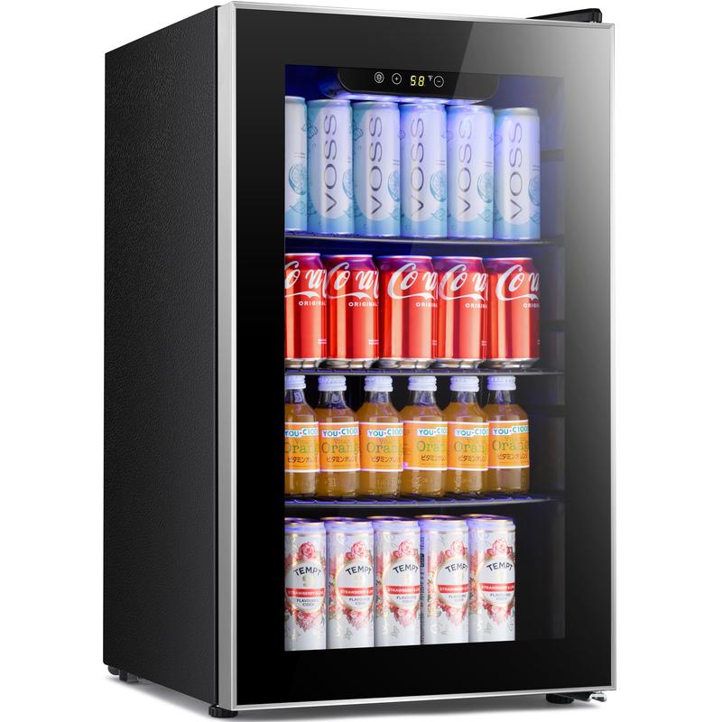 30-Can Beverage Cooler – Antarctic Star Wine Fridge for Home, Office, or Bar
