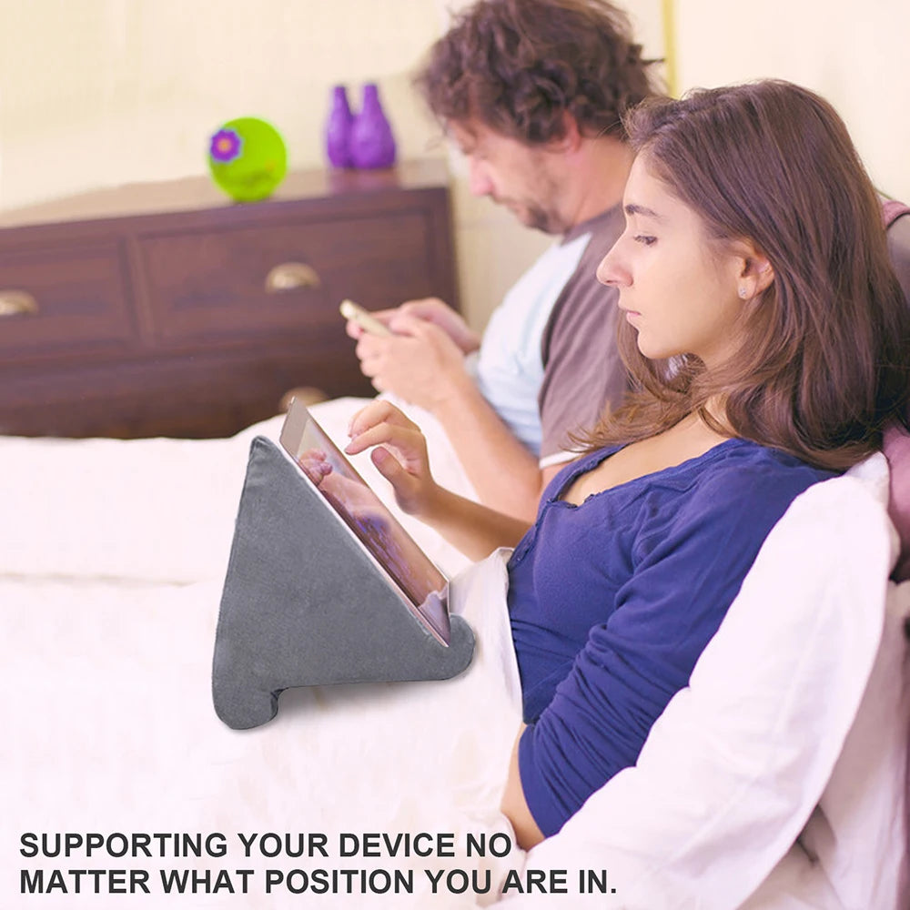 Sponge Pillow Tablet Stand – Adjustable Cushion Holder