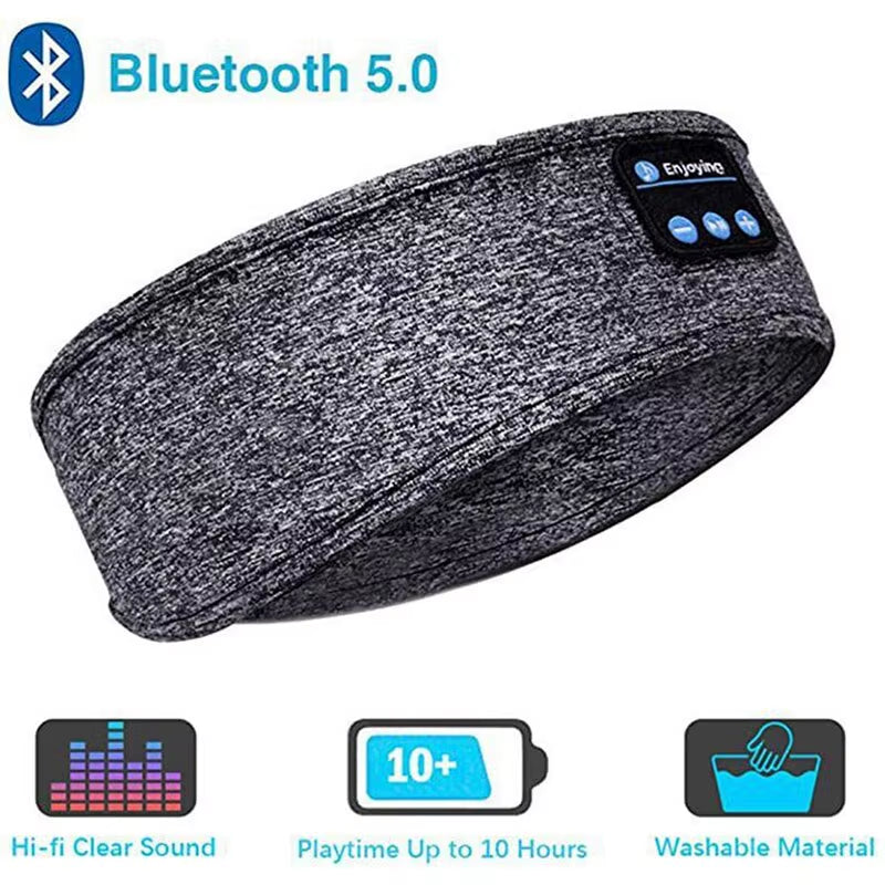 Bluetooth Sleep Headphones – Headband with Music & Eye Mask for Comfort