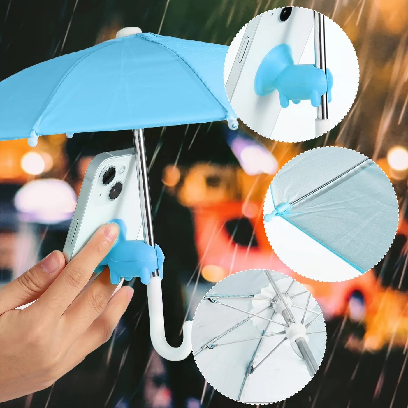 Mini Umbrella Phone Stand – Waterproof Holder for Outdoor Use