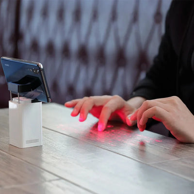 Virtual Laser Keyboard – Bluetooth Wireless Projection Keyboard with Touch Mouse for Phone, Tablet, Laptop & Computer